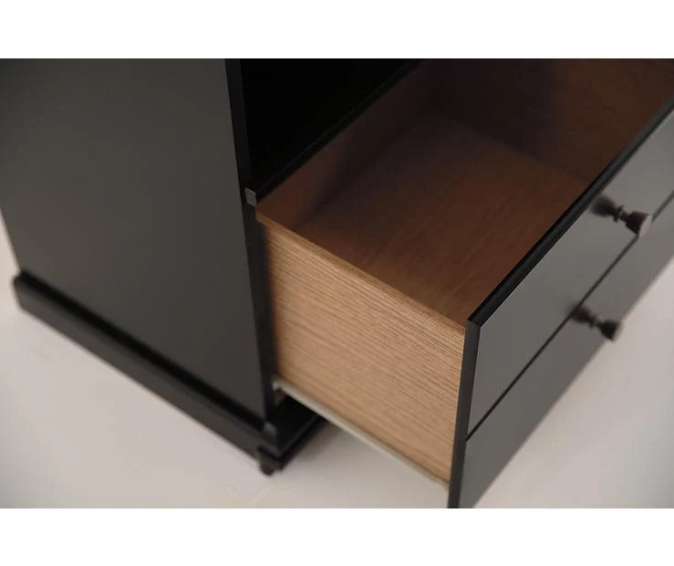 Maribel Black Nightstand - Image 4