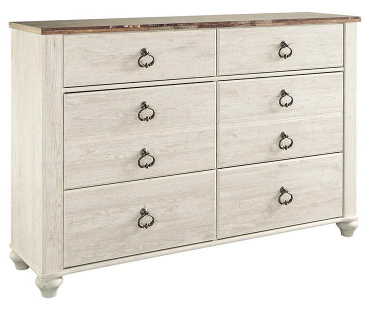 Willowton Whitewash Dresser - Image 6