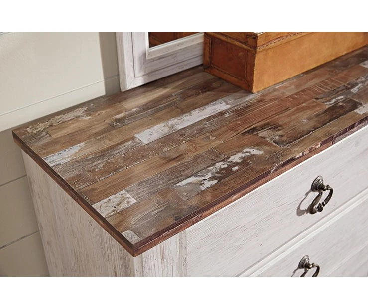 Willowton Whitewash Dresser - Image 5