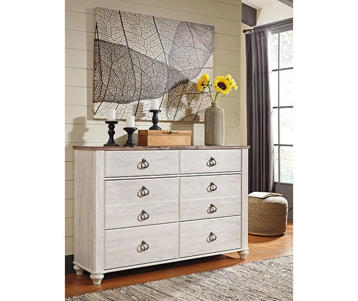 Willowton Whitewash Dresser - Image 3