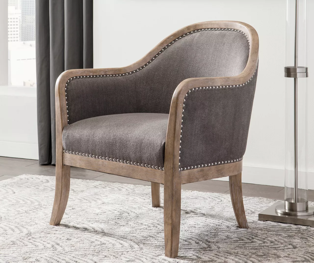 Engineer Taupe Accent Chair - Image 5