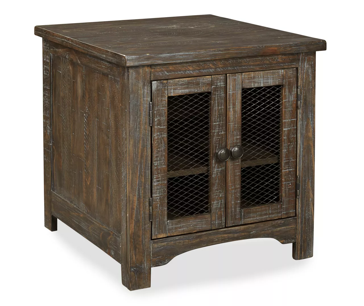 Danell Ridge Brown 2-Door End Table - Image 2
