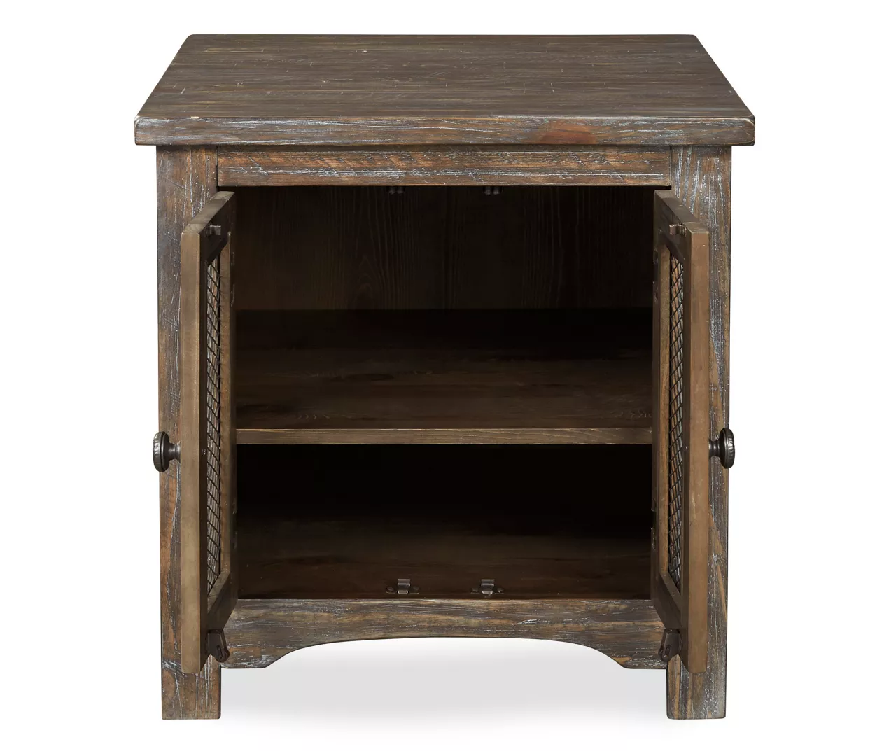 Danell Ridge Brown 2-Door End Table - Image 3