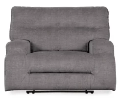 Coombs Charcoal Wide Seat Recliner