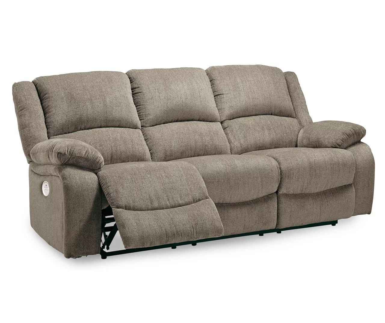 Draycoll Pewter Power Reclining Sofa - Image 4