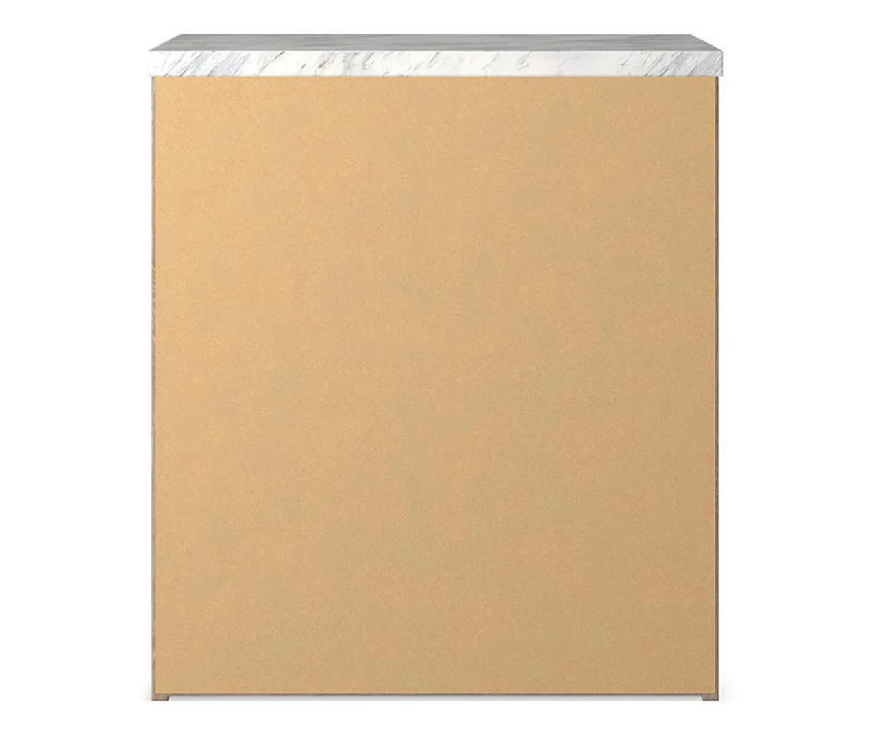 Senniberg Oak & Faux Calcutta 2-Drawer Nightstand - Image 4