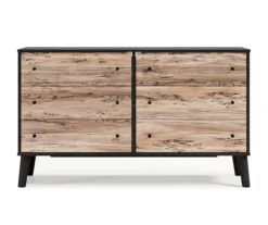 Piperton Black 6-Drawer Dresser