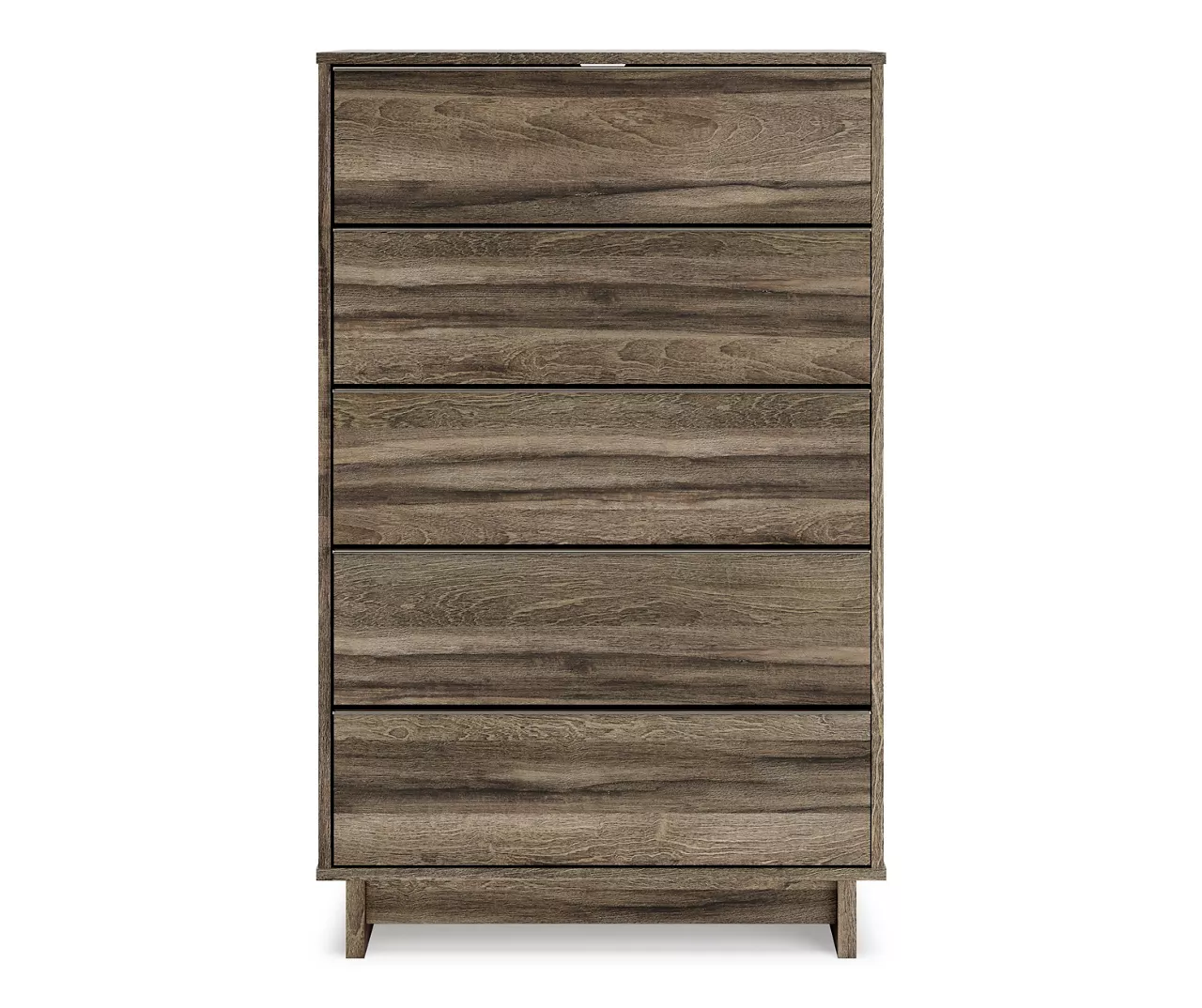 Shallifer Brown 5-Drawer Storage Chest