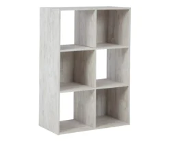 Paxberry Whitewash 6-Cube Storage Organizer