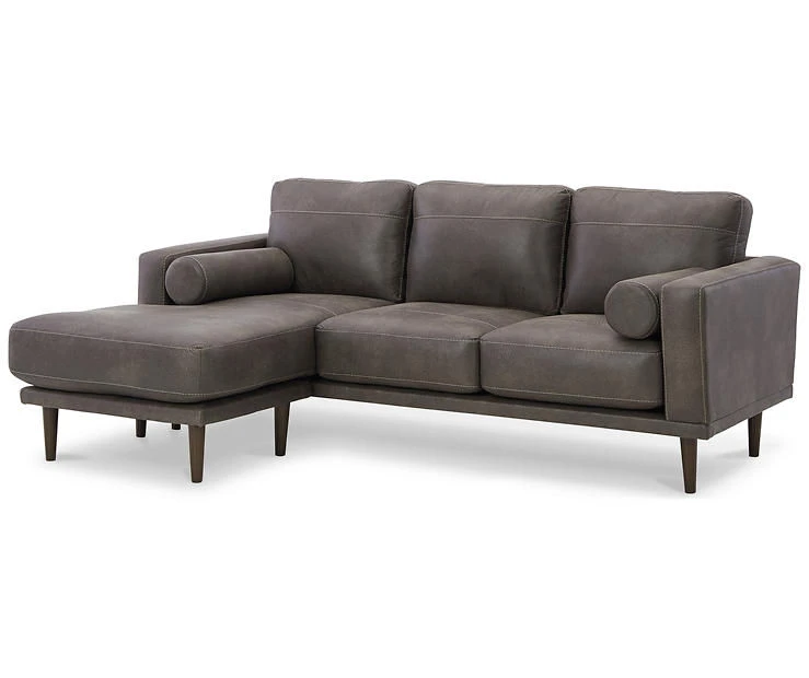 Signature Design By Ashley Arroyo Faux Leather Sofa Chaise - Image 14