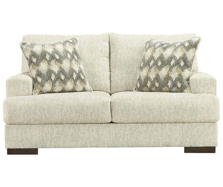 Caretti Parchment Loveseat - Image 7