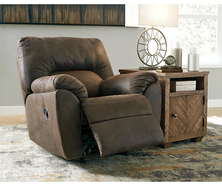 Tambo Canyon Faux Leather Rocker Recliner - Image 3