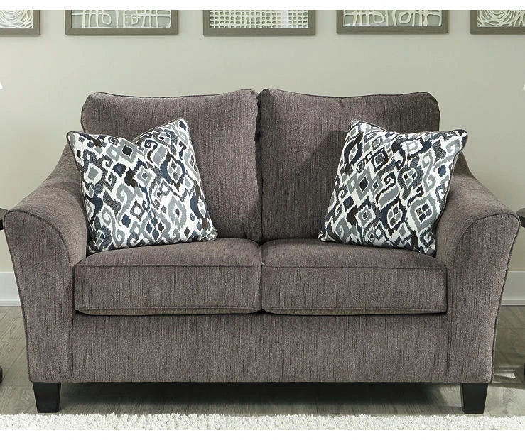 Nemoli Slate Loveseat - Image 4