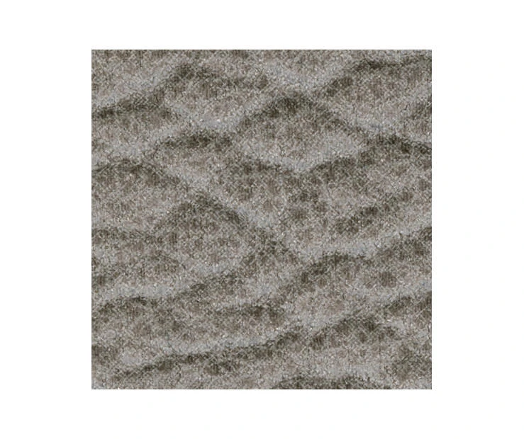 Olsberg Steel Faux Suede Ottoman - Image 3