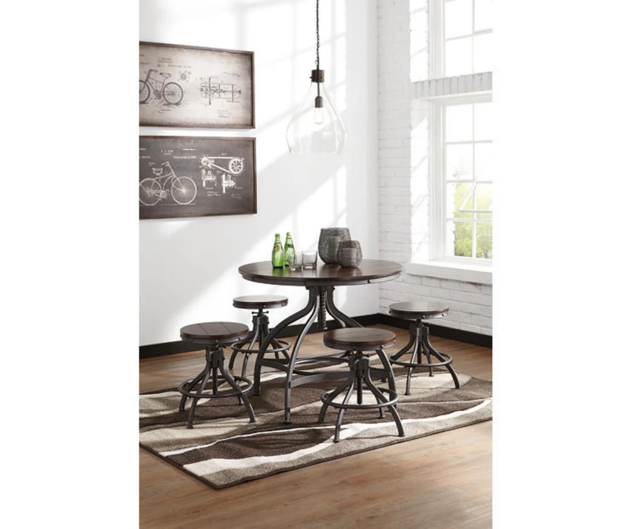 Odium 5-Oiece Counter-Height Dining Set - Image 10