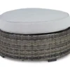 Harbor Court All-Weather Wicker Cushioned Patio Ottoman