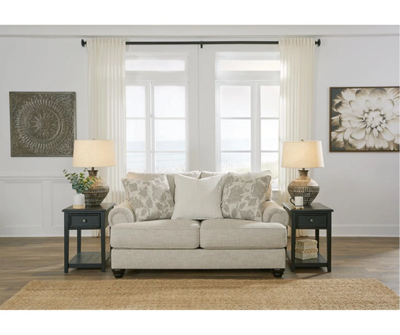 Asanti Gray Loveseat - Image 5