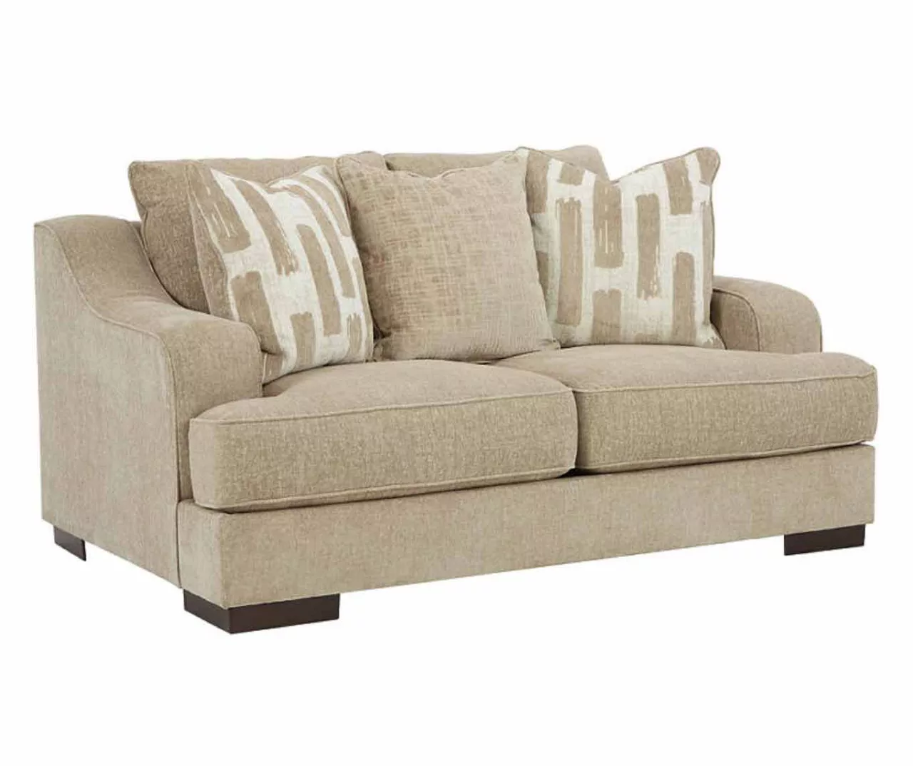 Lessinger Beige Loveseat - Image 2