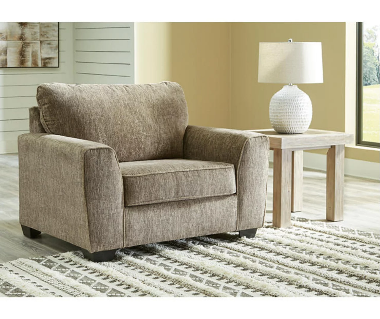 Olin Chocolate Chair And A Half - Image 5