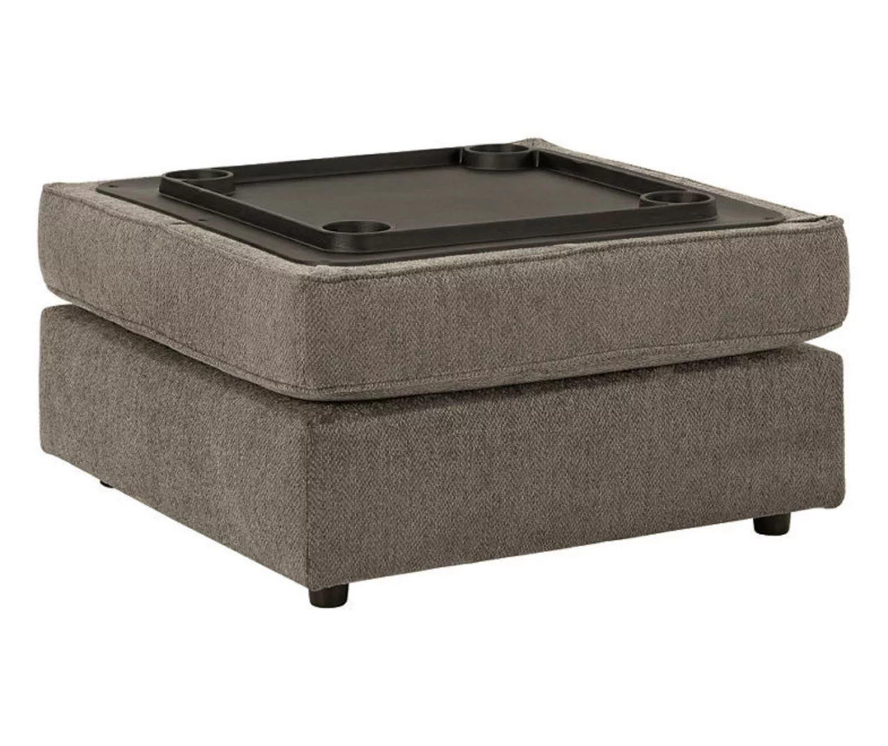 O'Phannon Gray Storage Ottoman - Image 5