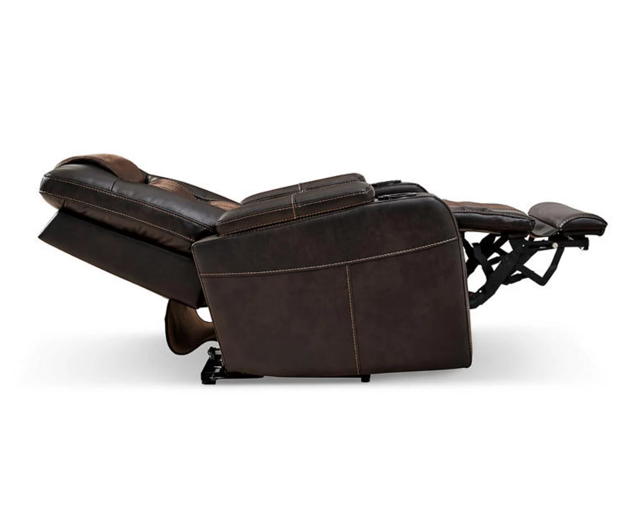 Composer Brown Faux Leather Power Recliner - Image 9