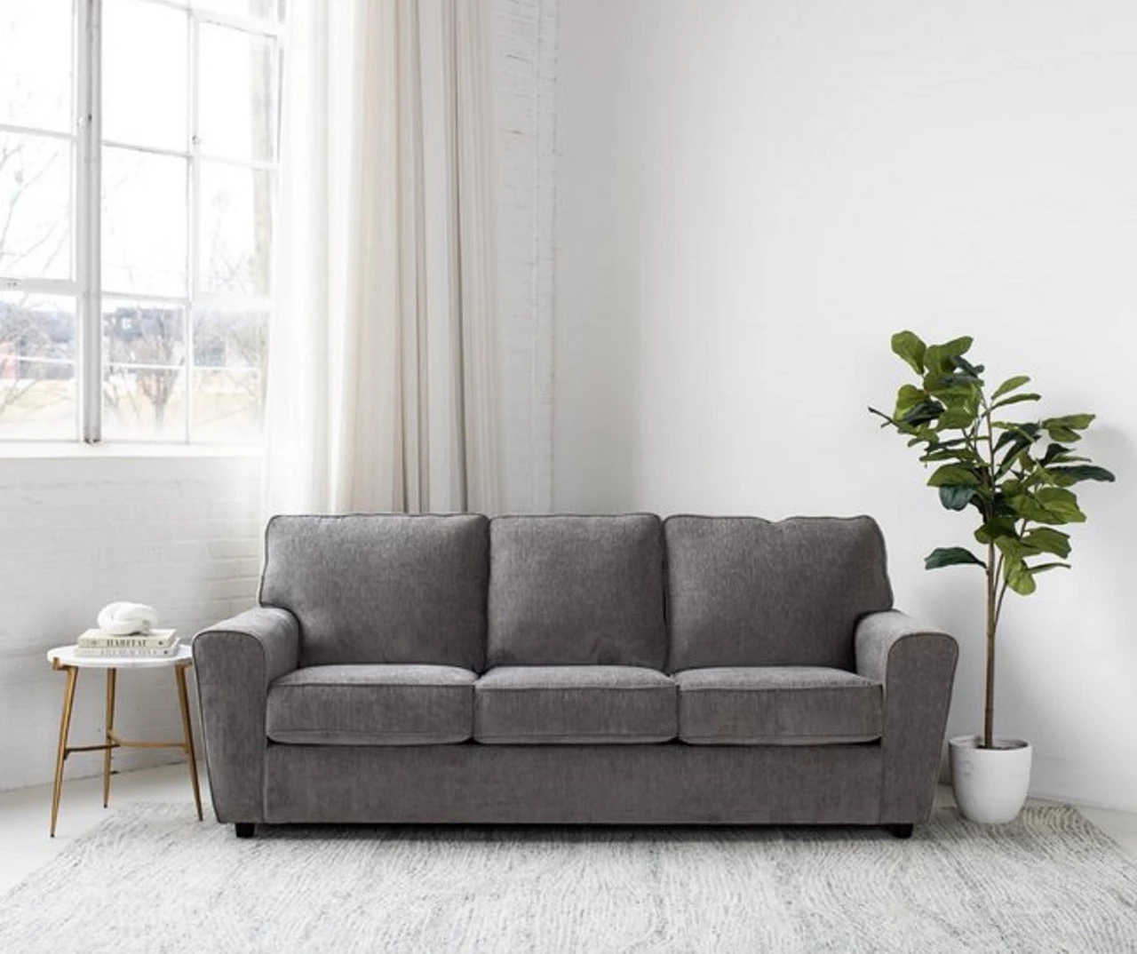 Arlis Gray Sofa - Image 2