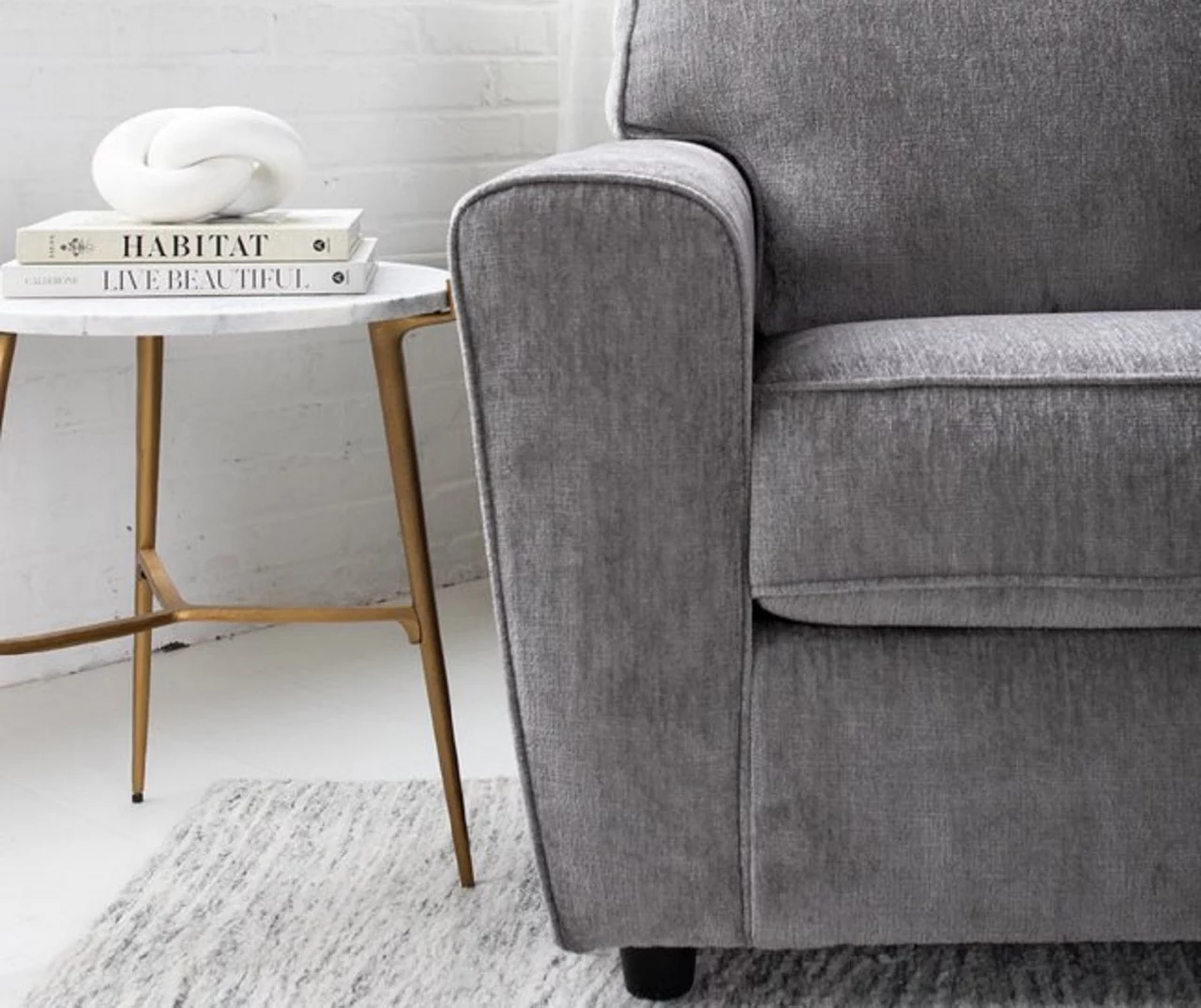 Arlis Gray Sofa - Image 3