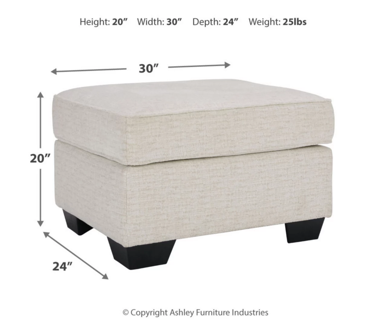 Signature Design By Ashley Cashton Ottoman - Image 14